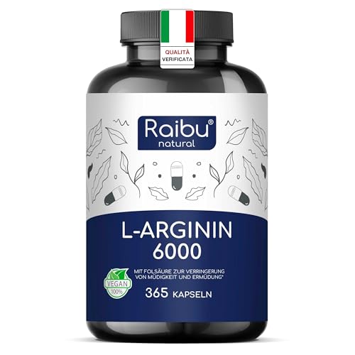L-Arginina Capsule Vegane 6000 mg
