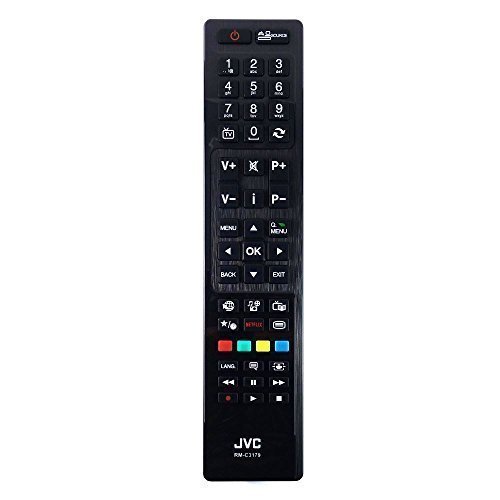 Ricambio Telecomando Infrarossi JVC Telecomando Originale Sostitutivo Per TV JVC LT-32C655 - Infrarossi, Colore Nero, Garanzia 1 Mese TV Junior