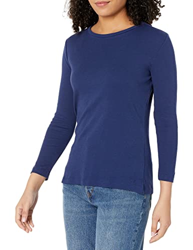vineyard vines womens Crewneck Simple Tee T Shirt, Deep Bay, XX-Small US