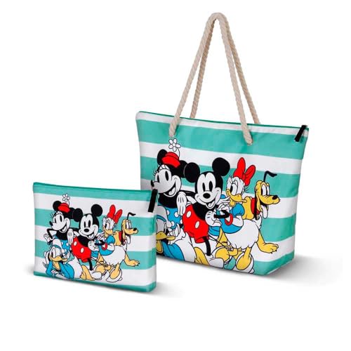 Disney Mickey Mouse Beach Bag - Blue, 52x37 cm - Image 5