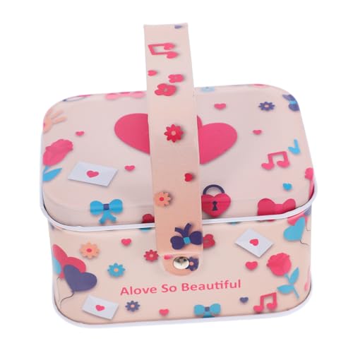 MOTHNUR かわいいカーデザインのブリキ製キャンディボックス 持ち運び便利なハンドル付き 密封構造でお菓子を新鮮に保 結婚式やパーティー