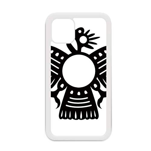 Coque blanche iPhone 12 Pro Max antichoc aigle Égypte Ancienne