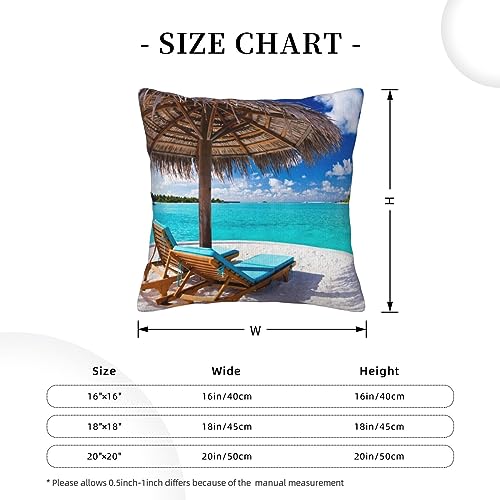 Housse de coussin imprimée tropicale velours côtelé de qualité supérieure pour lit et sofa