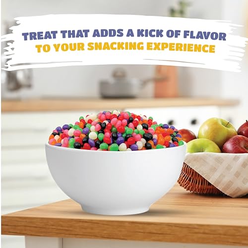 Spiced Jelly Beans Candy, Bulk Pack 3 Pounds - Cinnamon, Licorice, Wintergreen, Ginger, Peppermint, Spearmint, Clove