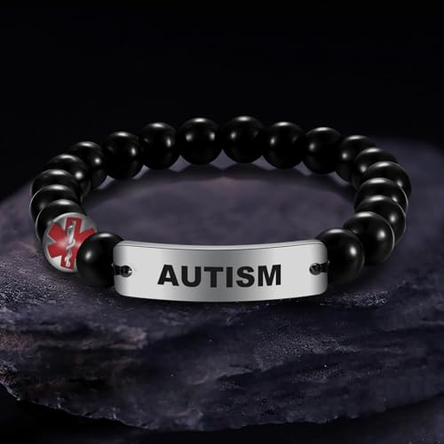 Pulsera médica de acero inoxidable personalizada miniatura 4