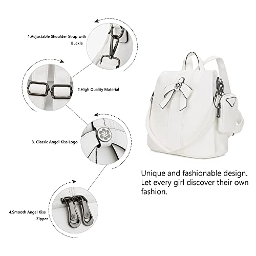Image of ZOCAI Backpack Purse for Women Fashion Backpack Purses PU Leather Daypacks Anti-Theft Shoulder Bag Satchel Purse