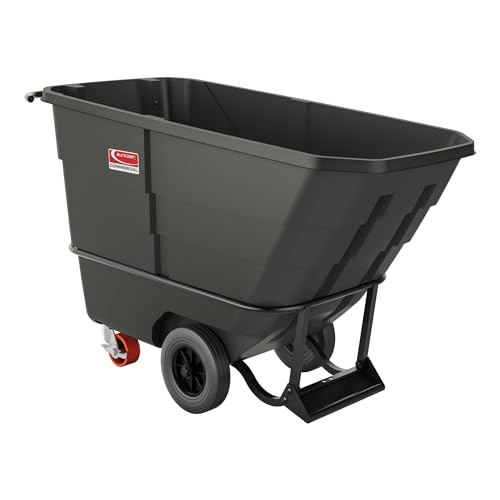 Carretilla estándar Suncast Commercial 1/2 yd3 capacidad 1400 lb