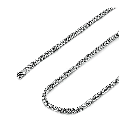 Collar de acero inoxidable de 4 mm para lucir con looks diarios 6