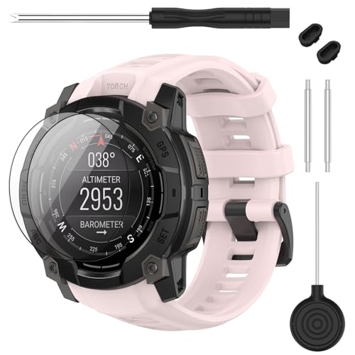 Bracelet de montre Garmin Instinct E en silicone souple réglable 40mm 45mm pour homme femme