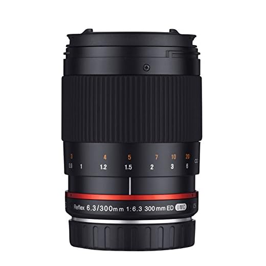 Samyang F6.3 spegel manuell fokuslins för Canon, mikro 4/3, Svart, Micro 4-Thirds
