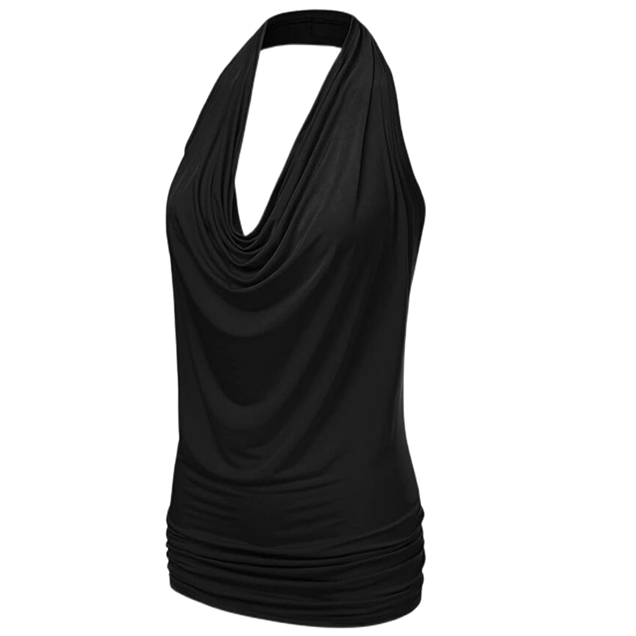 Damen Sexy Ärmellos Rücken Tanktops Frauen Sommer Tops Sexy Neckholder Weste Shirts Ärmellose Bluse Sommer Tops für Frauen Lässige T-Shirts Damen Neckholder Tanktops Ärmelloses Einfarbiges Shirt