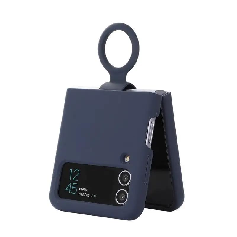 Valente Premium Silicone Case Cover with Ring for Galaxy Z Flip 4 (NavyBlue) (B0CJVFL5QZ) Amazon Price History, Amazon Price Tracker