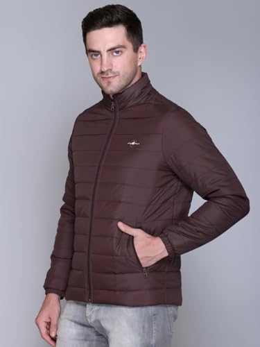 Image of RARE TIMES Men Puffer Jacket | Padded Jacket | Quilted Jacket | Trendy Winter Full Sleeve with Zipper Pocket Jacket (Pack of 1)