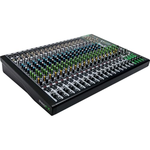 Mackie ProFX22v3 22-Channel Professional Analog Mixer with USB, Onyx Mic Preamps and GigFX Effects Engine