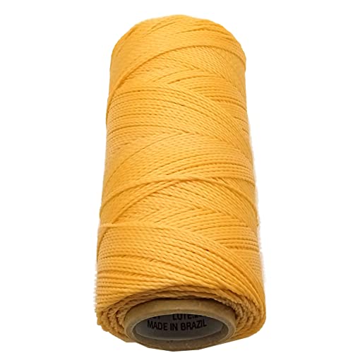Linhasita Waxed Thread 100 g / 170 m Polyester 1 mm Thick Macrame, 30 Colours cream, 170 metros / 100 gr - Image 2