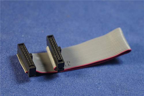 Gimax 100pcs 20 Pin 1.27 mm Pitch IDC Socket Extension Flat Ribbon Cable 80 100 120 150 200 250 300 mm ISP JTAG DAP AVR IDC - (Color: Length 200mm)