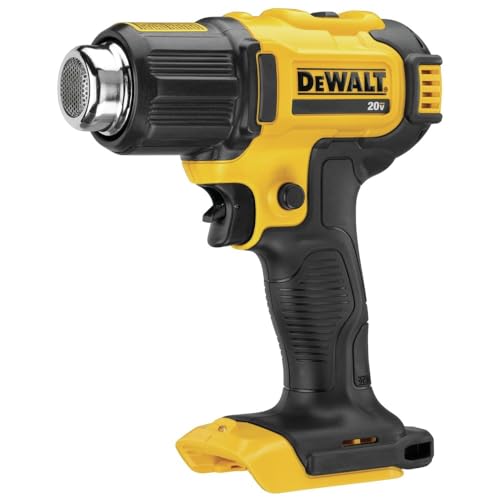 DEWALT Soprador Térmico de 6,8 Pol. (175mm) 20V MAX* Luz LED Sem Bateria e Sem Carregador DCE530B