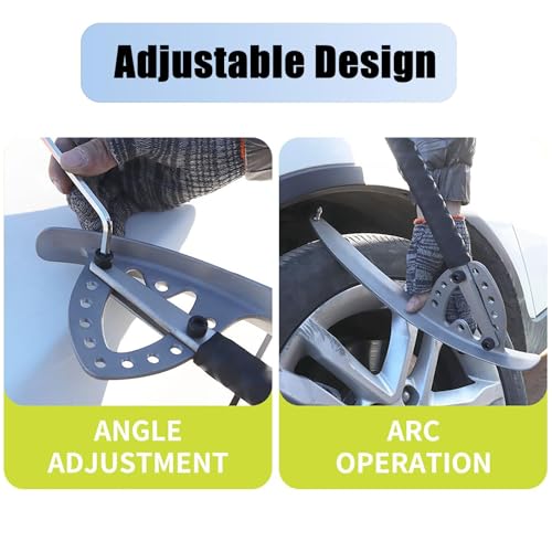 Auto Fender Dent Repair Tools Set, Portable Auto Body Dent Removal Kit with Adjustable Angle for Vehicle Damage Restoration