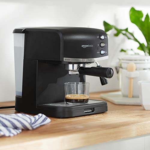 AmazonBasics Espresso Machine and Milk Frother Deals, Coupons