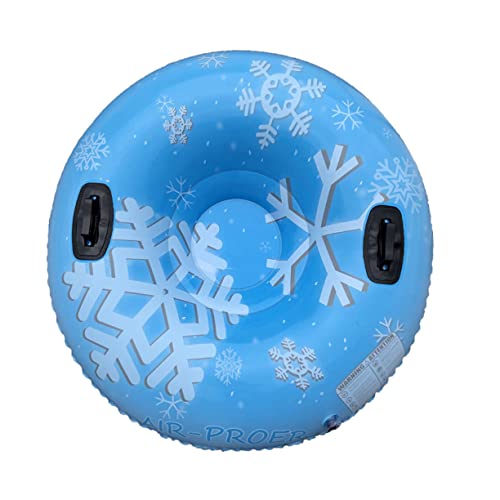 CORHAD Family Winter Fun Heavy Duty PVC Inflatable Ski Ring Safe Easy to Use Sled for Boys and Girls