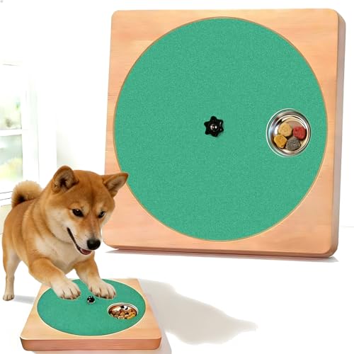 Deapher Dog Nail Scratch Board with 6 Stainless Steel Treat Boxes