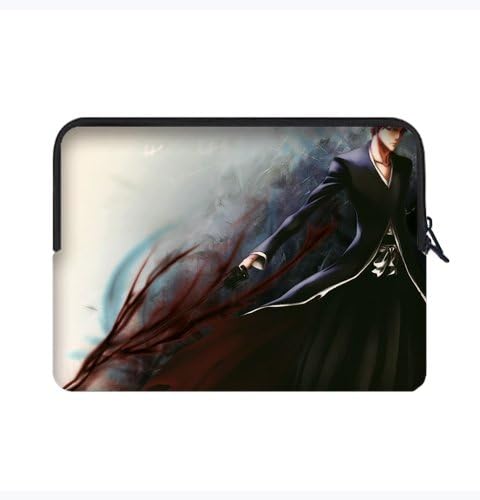 Anime Bleach Kurosaki Ichigo Laptop Sleeve 15 / 15.6 Inch for Macbook Pro 15/macbook Air 15 and Laptop Case 15.6 Inch Dell/hp/lenovo/sony/toshiba/ausa
