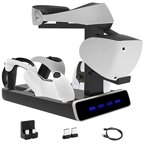 PlayStation®VR2 – Primeiro Contato com um Novo Nível de Imersão 5 Suporte de estação de carregamento para controladores PS VR2 e PS...