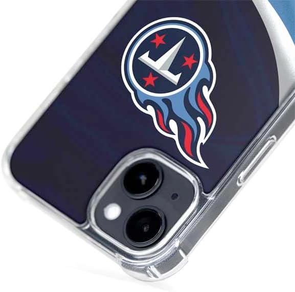 Skinit Phone Case Compatible with MagSafe iPhone 15 - Officially Licensed NFL Tennessee Titans Design