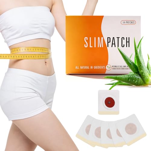 30 Piezas Parches Adelgazantes Slimpatch,slim patch,Parches para Adelgazar y Quemar Grasa, Slimming Patch Abdomen para Mujer y Hombre