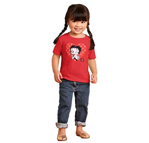 Betty Boop Blowing Kisses Adorable Youth T Shirt Tee Girls3