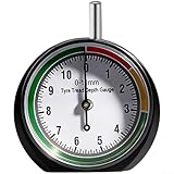 0–11 mm Reifenprofiltiefenmesser aus Zinklegierung für konsistente Messwerte bei Flotten- oder Fahrzeugprüfungen (1 Stück)