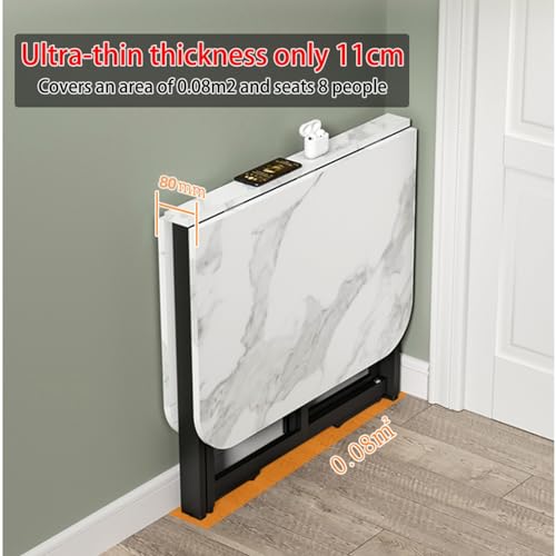 Mesa de comedor extensible para 4 personas y espacio pequeño 4