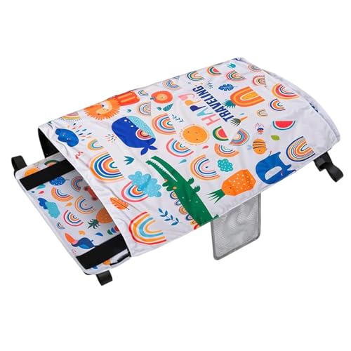 Cuna de avión para niños | Extensión del asiento aéreo para niños - Hamaca plegable para el descanso en vuelo para niños y niñas para la playa, camping, crucero, viajes en E