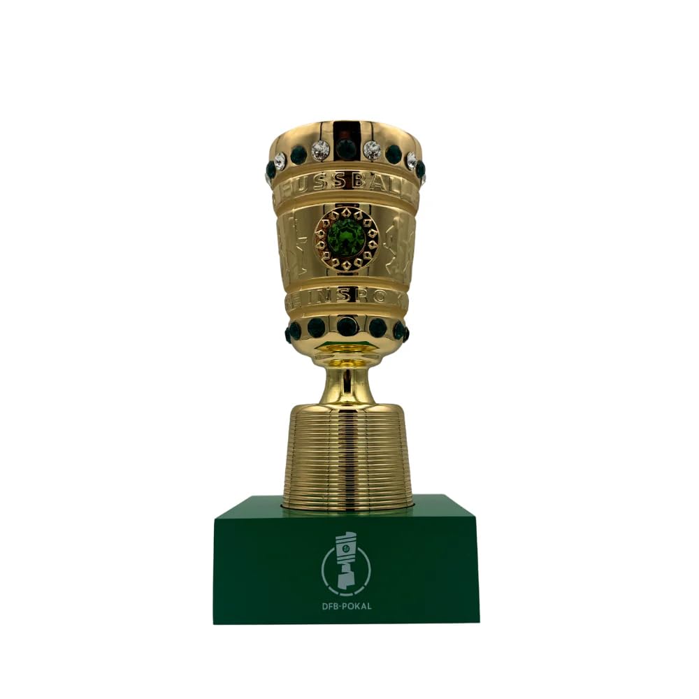DFB-Pokal Replik 150 mm Auf Acrylsockel Metall Zamak Sammlerstück Detailgetreu Offizielle DFB Geschenkbox Miniatur