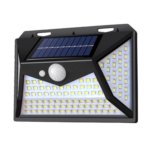 Solar Security Lights Motion Sensor Lights | Waterproof Outdoor Solar Lights, Wide Angle Solar Powered Outside Wall Security LED Lights, 3 Modes/Motion Sensor for Fence Yard Garden Patio Front Door