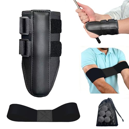 3 Pack Golf Wrist Trainer Set with Swing Band & Brace