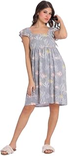 MissArabella فستان نوم حمالات قطن مطبوع للنساء AR-5330