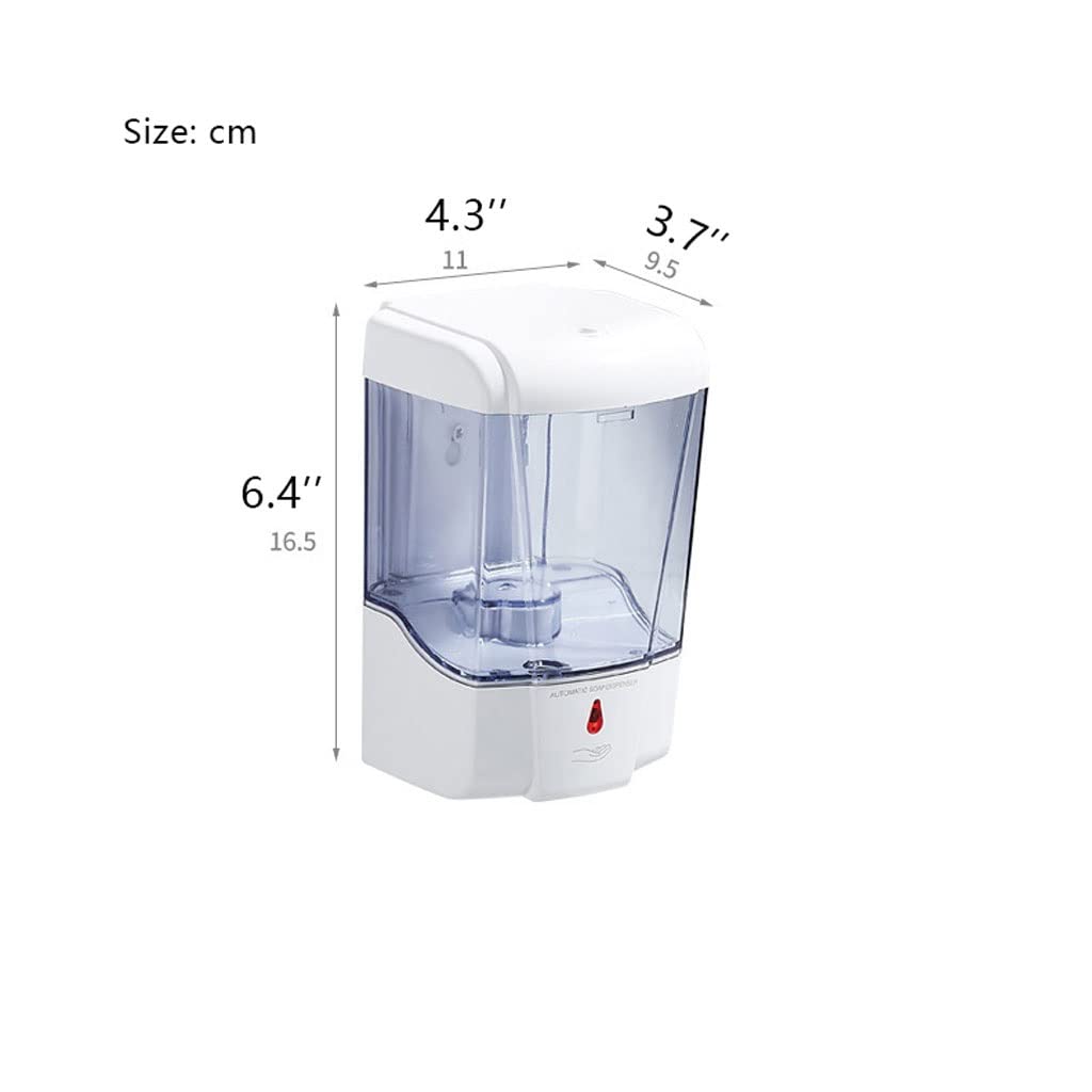 Dispensador de jabón 70 0ml Dispensador de jabón inducción Montaje en la Pared Dispensadores líquidos Baño Ducha Champú Botella Loción Contenedor Hotel Toliet para baño Ducha(10pcs)