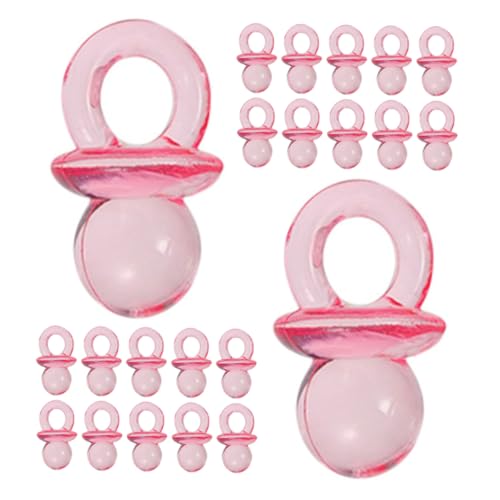 Hohopeti Cute Shower Party Supplies Acrylic Mini Pacifiers for Weaning Toys Baby Shower Favors