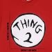 Thing 1 2 Large 2 Pieces Iron On Patch Halloween Costume Accessories Standard