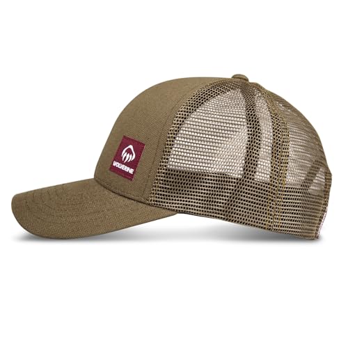 Image of Wolverine Trucker Hat | Mesh Back | Snapback | Adjustable | Rugged | Durable | Workwear