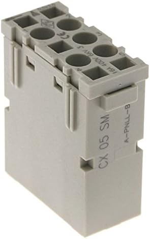 CX-05-SM, Mixo series, Male Rectangular Insert, 5 pin, 16 amp, Standard Spring