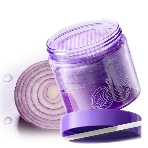 Coussinets apaisants Purple Onion en coton, lot de 60 tampons exfoliants pour le soin des pores