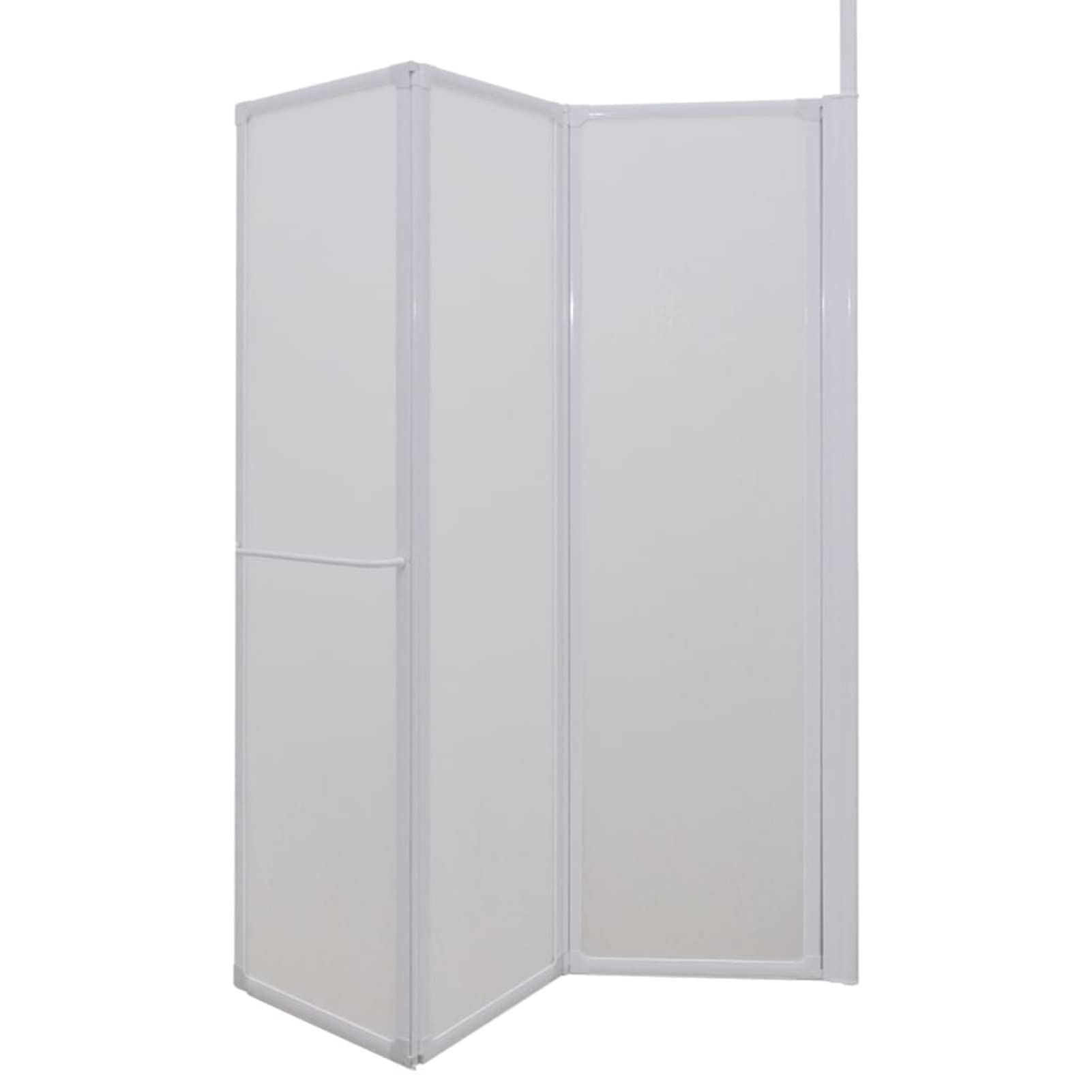 Wejście narożne Kabina prysznicowa kabina prysznicowa mokry pokój równy panel boczny drzwi prysznicowe, zasłona prysznicowa ściana w kształcie litery L 70 x 120 x 137 cm 4 panele składane