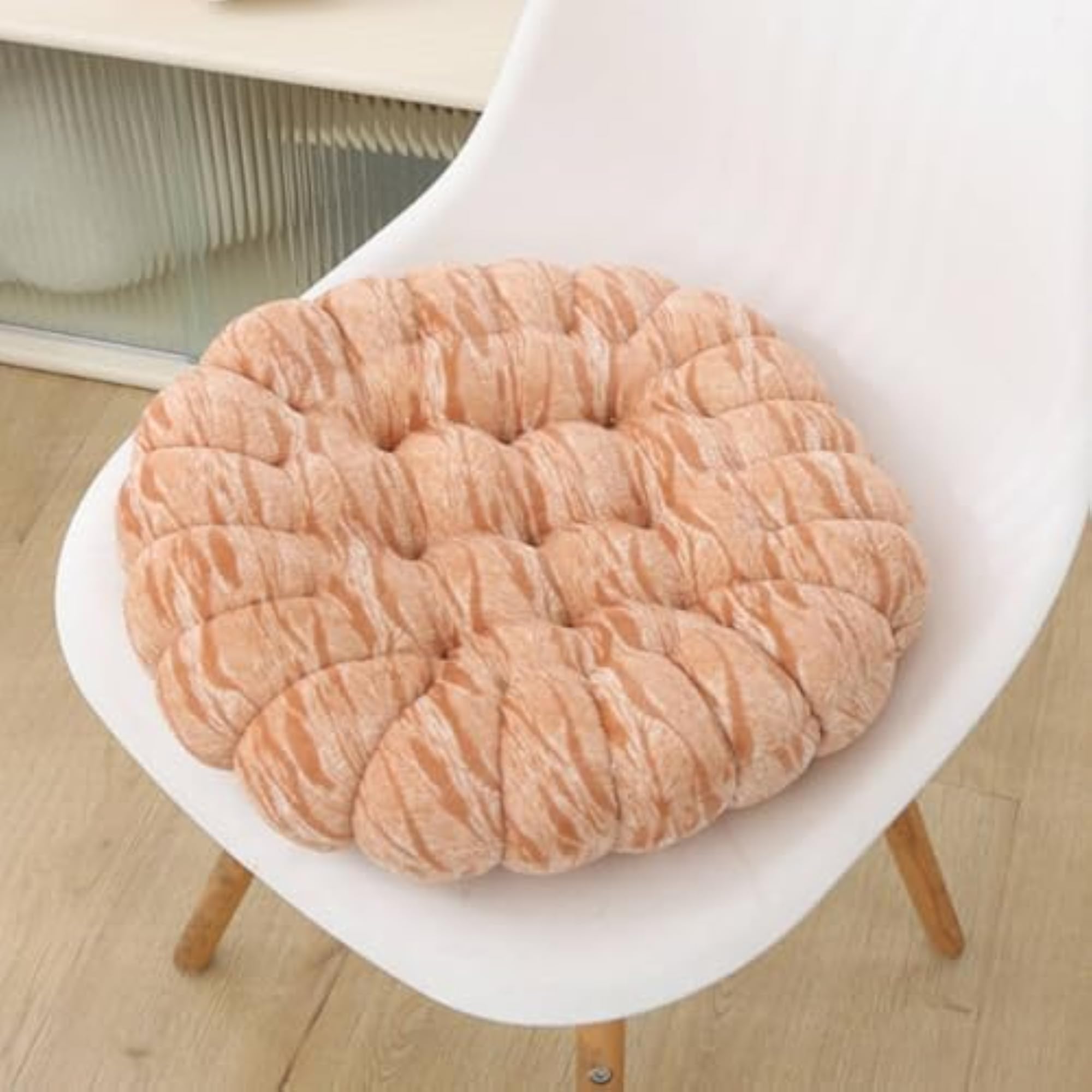 Thick Velvety Chair Cushion for Office & Study, Green