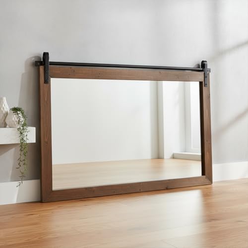 Mucola Wandspiegel rechteckig Spiegel 66,5x101,5 cm Hängespiegel...