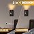 ZEROUNO Plug in Wall Sconce with Switch LED Bedside Lamp Bedroom Wall Mounted Reading Light with USB Port Wall Lighting 3000K?Black?