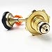 ALOEU Outdoor Portable Camping Butane Gas Cylinder Fuel Tank Filler Connector Adapter Valve Safe Switching Inflatable Valve