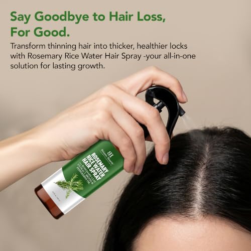 Botanic Hearth Haarwuchs-Spray Rosmarinöl mit Reiswasser & Biotin, 200 ml – Ansicht 6