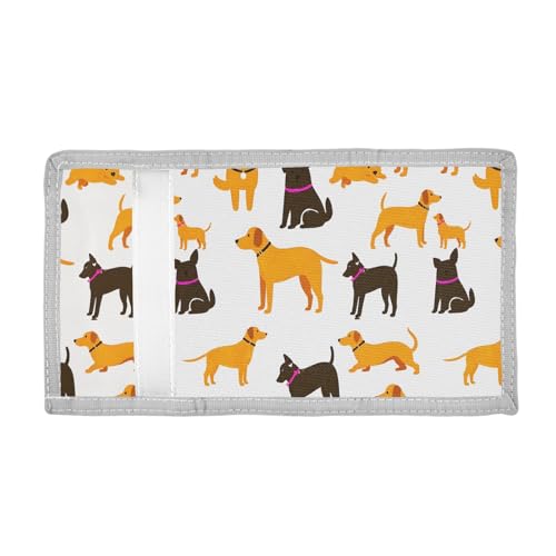 ALAZA Kids Wallets for Boys Girls Toddler Trifold Wallet Children Small Dogs with Zipper Coin Pocket2